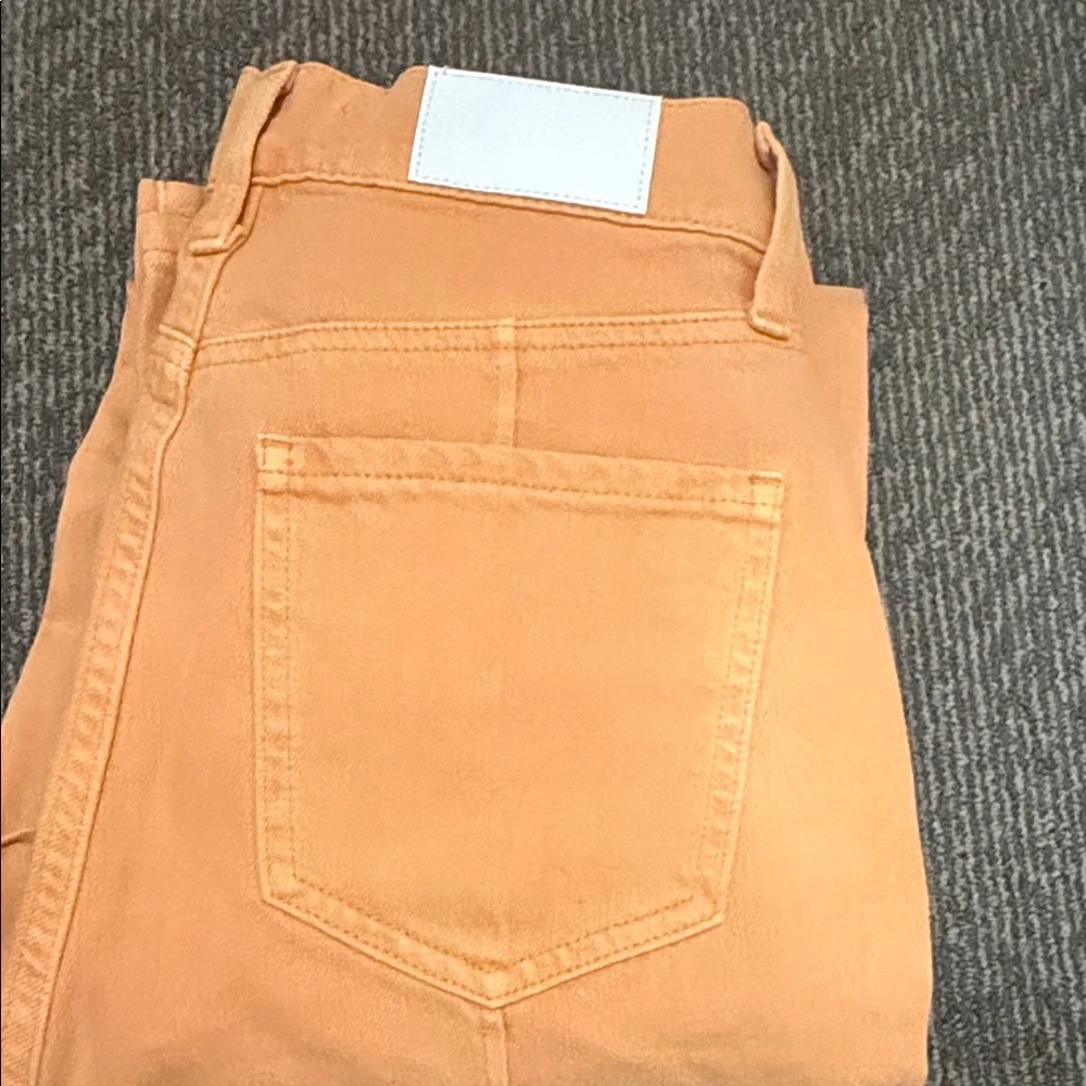 pistola Straight Leg Jeans in Peach orange/nectar - Picture 2 of 5